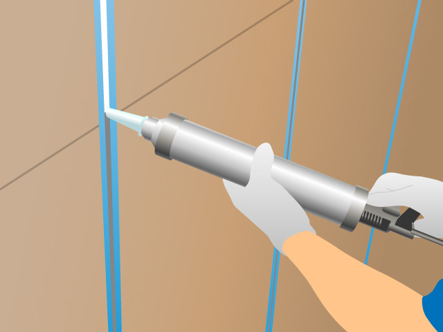 シーリング打替え工事イラスト